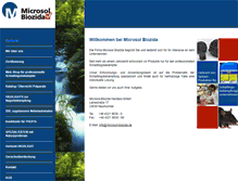 Tablet Screenshot of microsol-biozida.de